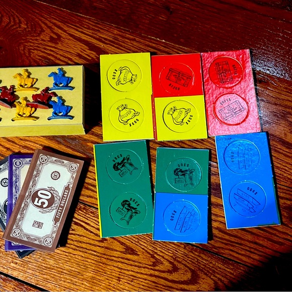 Vintage 1956 Tales of Wells Fargo Board game *Complete* - Picture 9 of 9